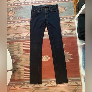J Brand accent stitch low rise jeans